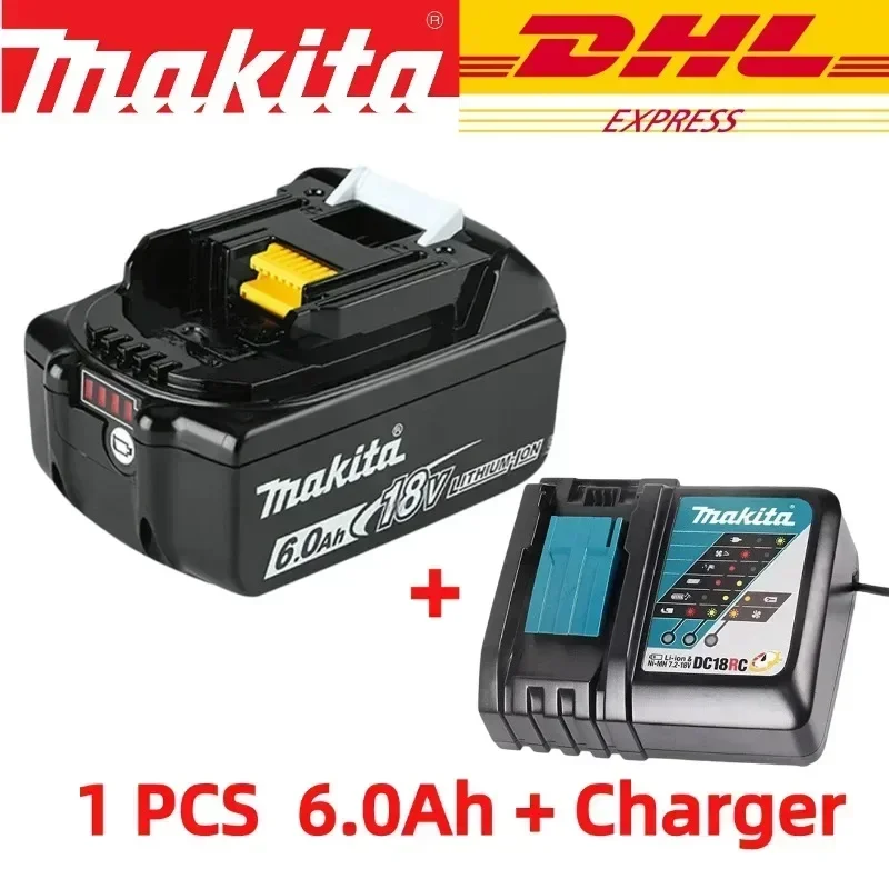 100% original Makita battery, 18V 6.0Ah rechargeable battery, replacing Makita BL1830BL1840BL1850BL1 - Men - <div class="detailmodule_html"><div class="detail-desc-decorate-richtext"><div a...